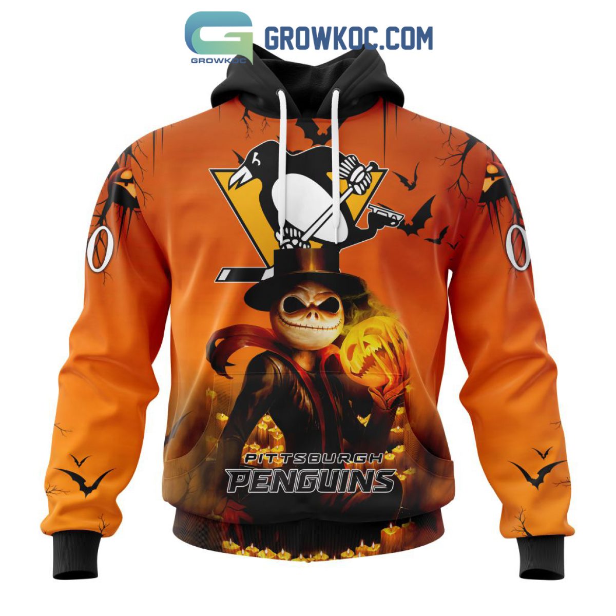 Pittsburgh Steelers Jack Skellington 3D Hoodie All Over Printed - T-shirts  Low Price