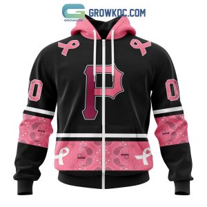 Pittsburgh Pirates MLB In Classic Style With Paisley In October We Wear Pink Breast Cancer Hoodie T Shirt