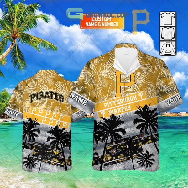 Pittsburgh Pirates MLB Personalized Palm Tree Hawaiian Shirt