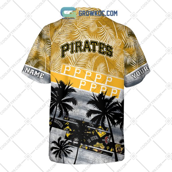 Pittsburgh Pirates MLB Personalized Palm Tree Hawaiian Shirt