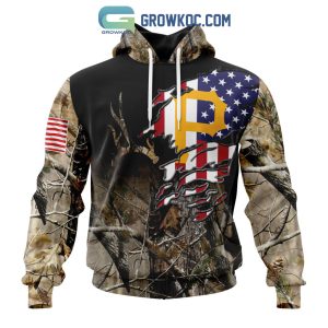 Pittsburgh Pirates MLB Special Camo Realtree Hunting Hoodie T Shirt