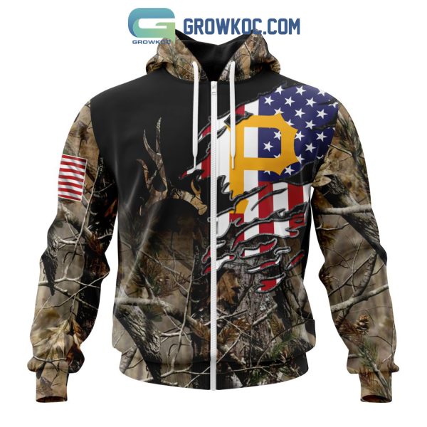 Pittsburgh Pirates MLB Special Camo Realtree Hunting Hoodie T Shirt