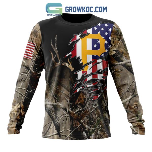 Pittsburgh Pirates MLB Special Camo Realtree Hunting Hoodie T Shirt