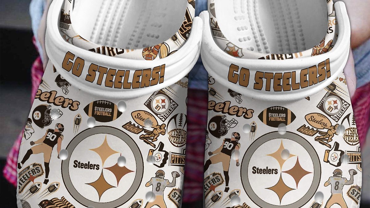 Clog Shoes Pittsburgh Steelers Black NFL Crocs - Bring Your Ideas