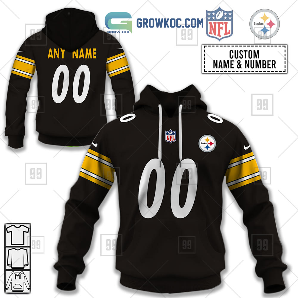 Pittsburgh Steelers NFL Personalized Home Jersey Hoodie T Shirt - Growkoc
