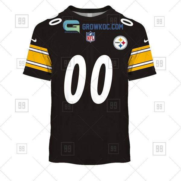 Pittsburgh Steelers NFL Personalized Home Jersey Hoodie T Shirt