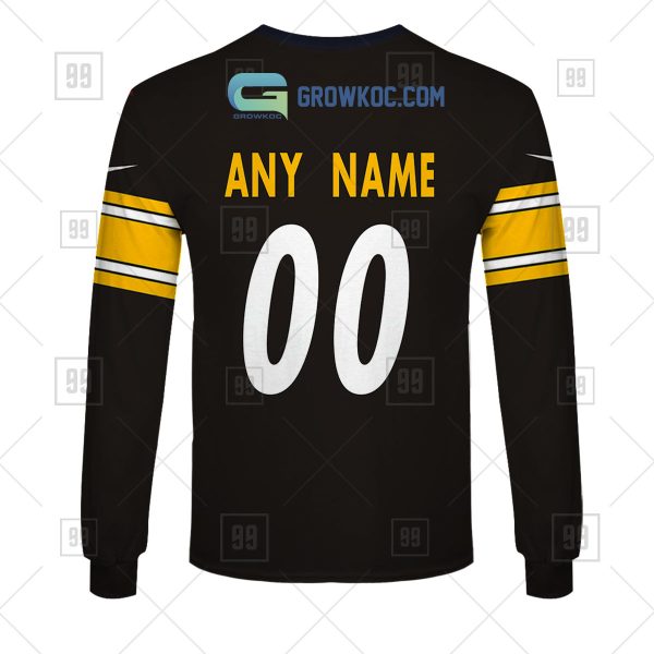 Pittsburgh Steelers NFL Personalized Home Jersey Hoodie T Shirt