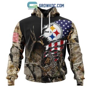 Pittsburgh Steelers NFL Special Camo Realtree Hunting Personalized Hoodie T Shirt