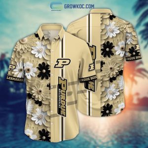 Purdue Boilermakers NCAA Flower Hawaiian Shirt