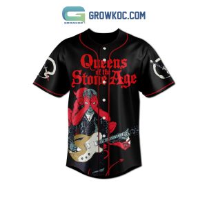 Queens Of The Stone Age Burn The Witch Bite Your Tongue Swear To Keep Your Mouth Shut Baseball Jersey