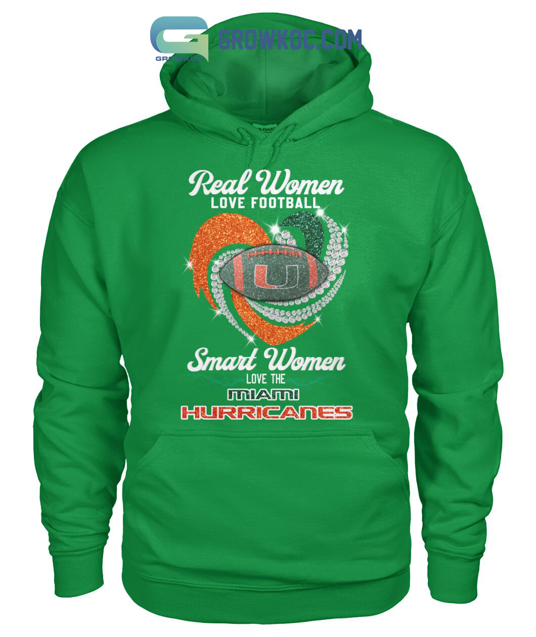 Real Women Love Football Smart Women Love The Miami Hurricanes shirt -  Limotees
