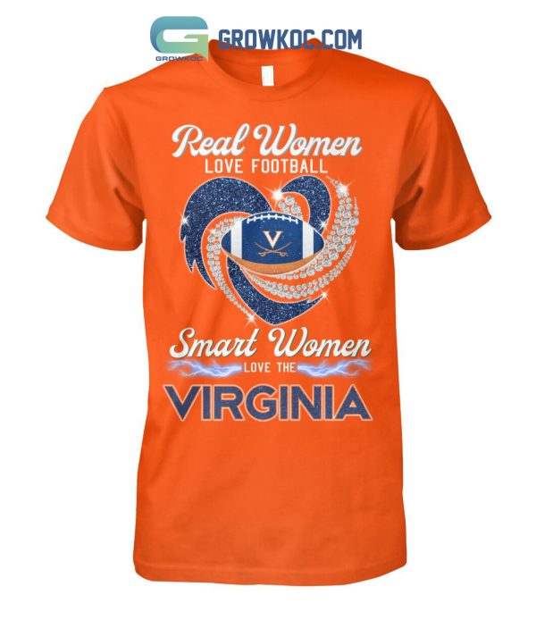 Real Women Love Football Smart Women Love The Virginia T Shirt