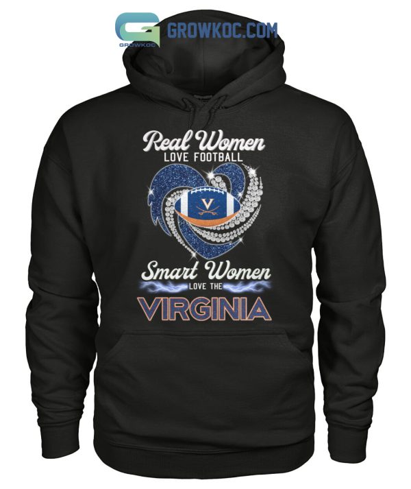 Real Women Love Football Smart Women Love The Virginia T Shirt