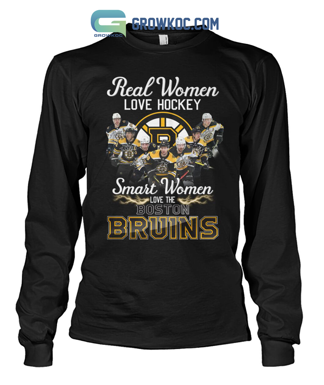 Buy NHL Boston Bruins Womens Ribbed Long Sleeve Shirt (Vintage Look) L  Black at