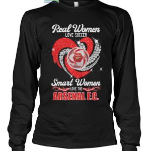 Real Women Love Soccer Smart Women Love The Arsenal T Shirt