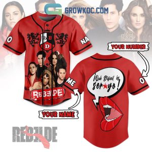 Rebelde Mexican TV Series Personalized Baseball Jersey