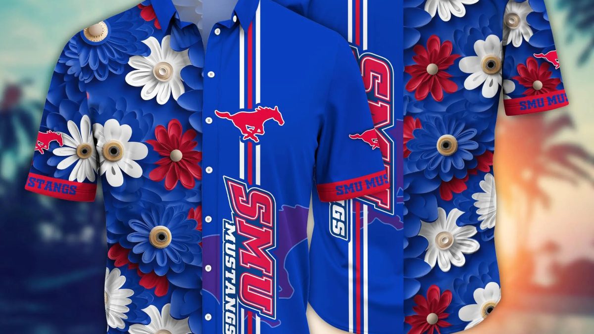 SMU Mustangs Classic NFL Baseball Jersey Shirt –