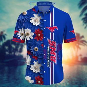 SMU Mustangs NCAA Flower Hawaiian Shirt