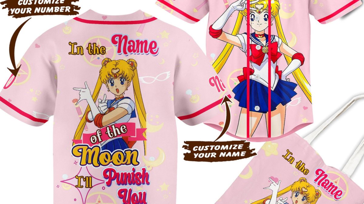 sailor moon baseball jersey