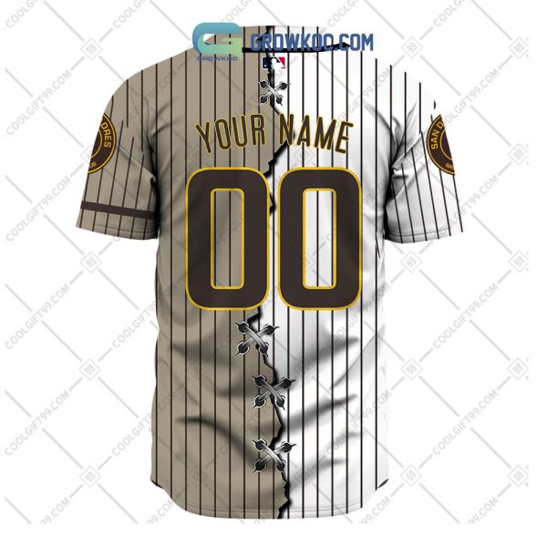 San Diego Padres MLB Personalized Mix Baseball Jersey