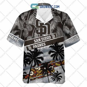 San Diego Padres MLB Personalized Palm Tree Hawaiian Shirt