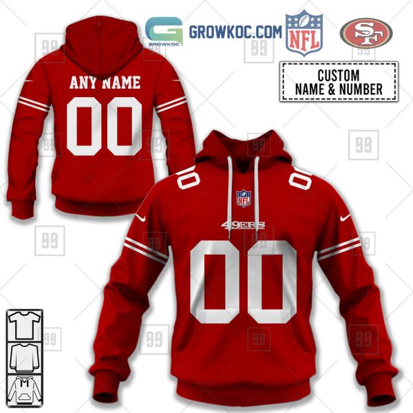 San Francisco 49ers NFL Personalized Home Jersey Hoodie T Shirt