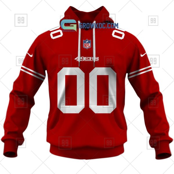 San Francisco 49ers NFL Personalized Home Jersey Hoodie T Shirt