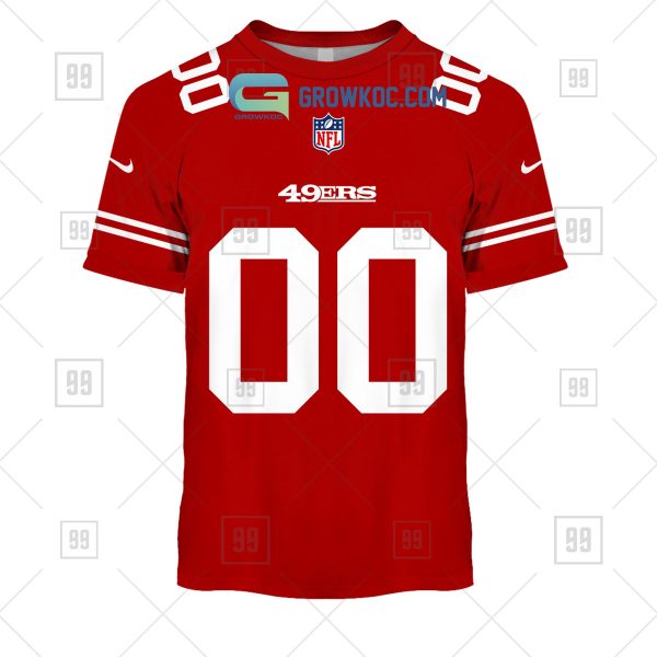 San Francisco 49ers NFL Personalized Home Jersey Hoodie T Shirt