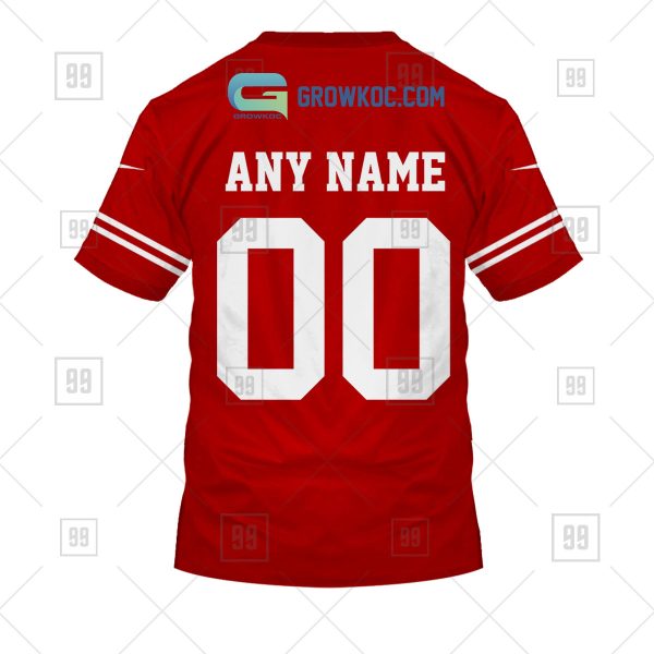 San Francisco 49ers NFL Personalized Home Jersey Hoodie T Shirt