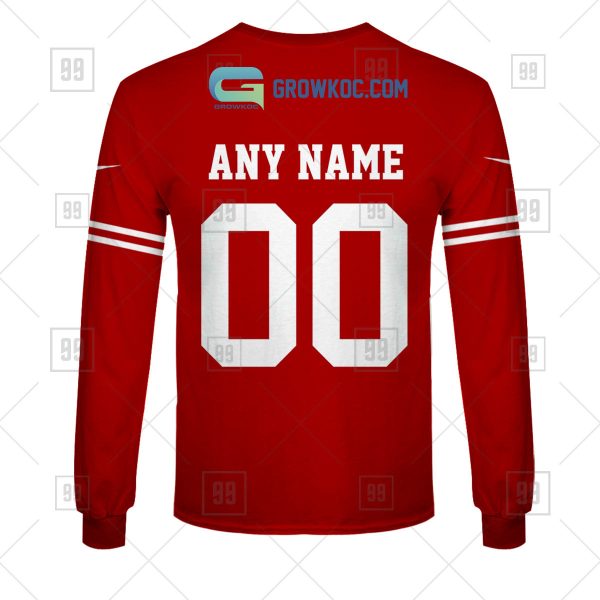 San Francisco 49ers NFL Personalized Home Jersey Hoodie T Shirt