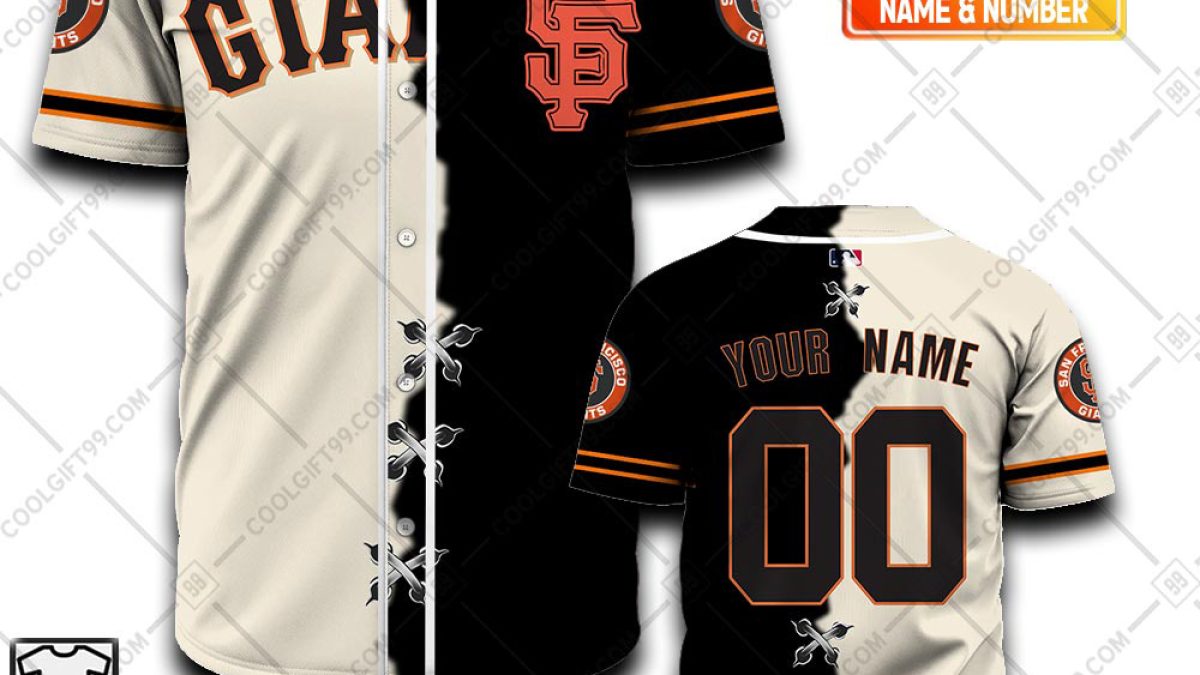 San Francisco Giants MLB Personalized Mix Baseball Jersey - Growkoc