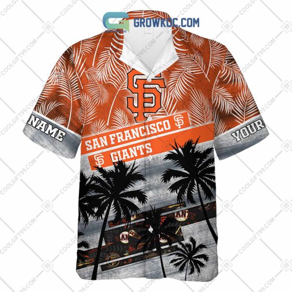 San Francisco Giants MLB Personalized Palm Tree Hawaiian Shirt