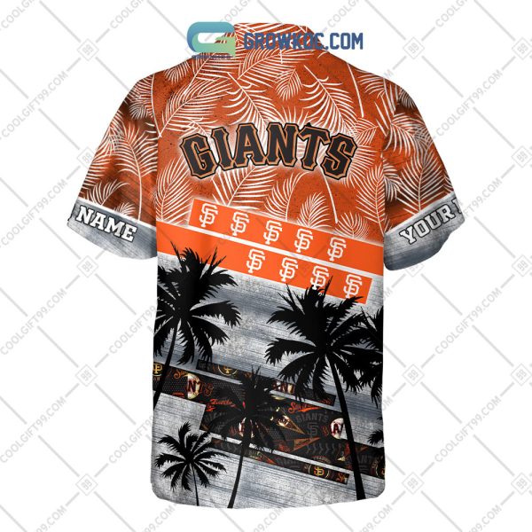 San Francisco Giants MLB Personalized Palm Tree Hawaiian Shirt