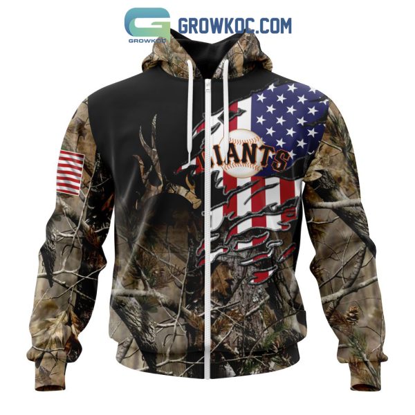 San Francisco Giants MLB Special Camo Realtree Hunting Hoodie T Shirt