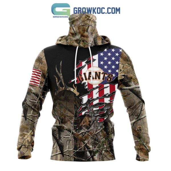 San Francisco Giants MLB Special Camo Realtree Hunting Hoodie T Shirt