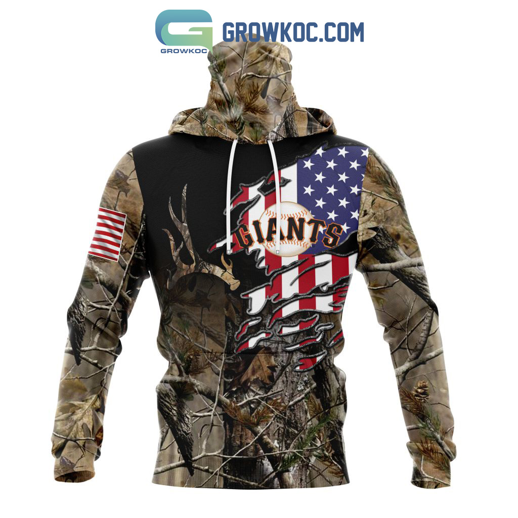 San Francisco Giants MLB Personalized Hunting Camouflage Hoodie T Shirt -  Growkoc