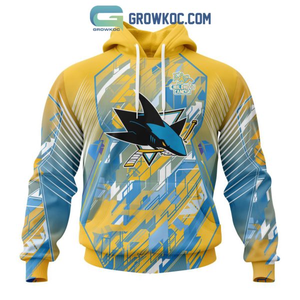 San Jose Sharks NHL Fearless Against Childhood Cancers Hoodie T Shirt