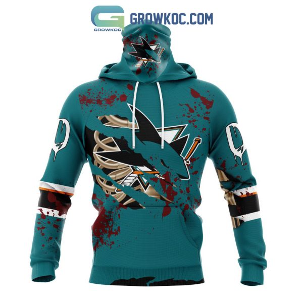 San Jose Sharks NHL Special Design Jersey With Your Ribs For Halloween Hoodie T Shirt