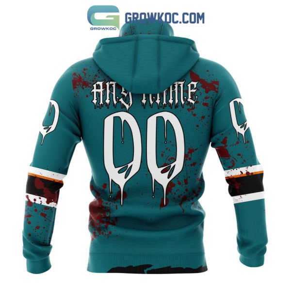 San Jose Sharks NHL Special Design Jersey With Your Ribs For Halloween Hoodie T Shirt