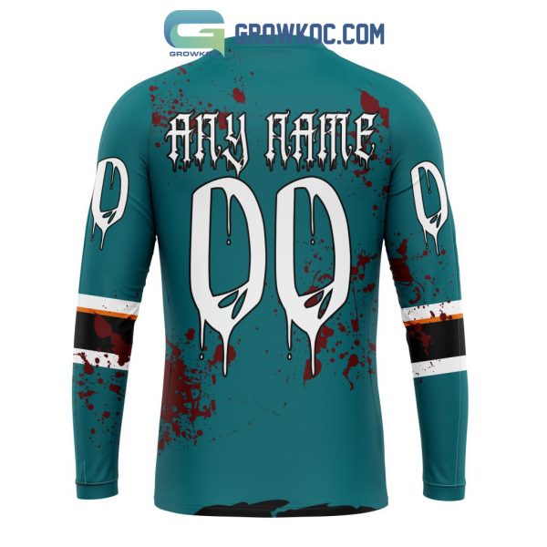 San Jose Sharks NHL Special Design Jersey With Your Ribs For Halloween Hoodie T Shirt