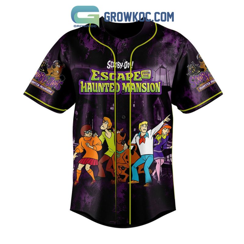 Scooby Doo Escape From The Haunted Mansion Personalized Baseball Jersey ...