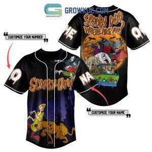 Scooby Doo Where Are You Halloween Night Personalized Baseball Jersey