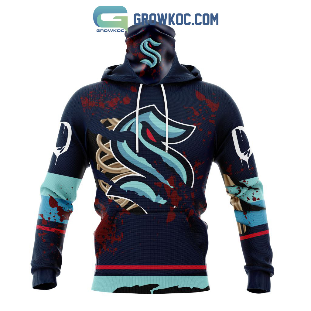 Seattle Kraken NHL Special Design Jersey With Your Ribs For Halloween  Hoodie T Shirt - Growkoc