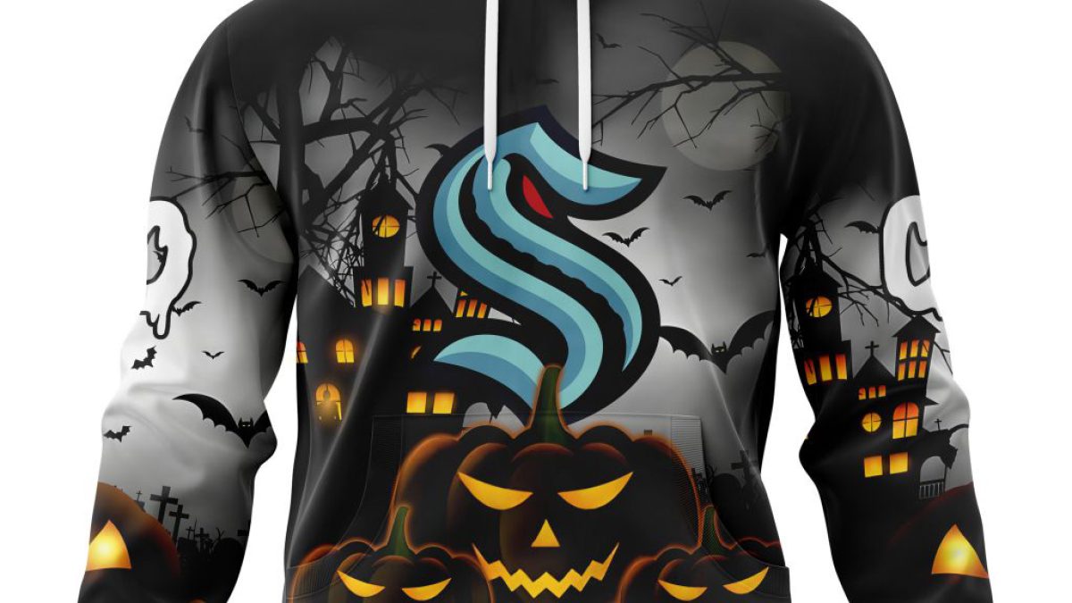 BEST NHL Seattle Kraken Special Halloween Concepts 3D Hoodie