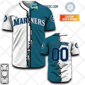 Seattle Mariners MLB Personalized Mix Baseball Jersey