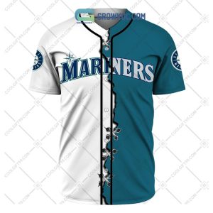 Seattle Mariners MLB Personalized Mix Baseball Jersey