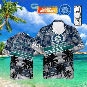 Seattle Mariners MLB Personalized Palm Tree Hawaiian Shirt