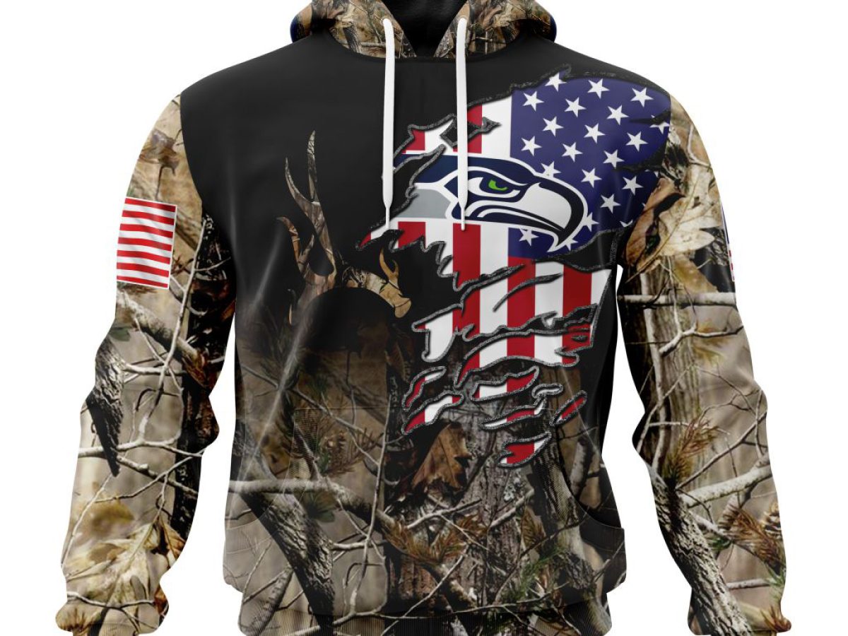 Seattle Seahawks Hoodie Cool Graphic Gift For Men - Reallgraphics