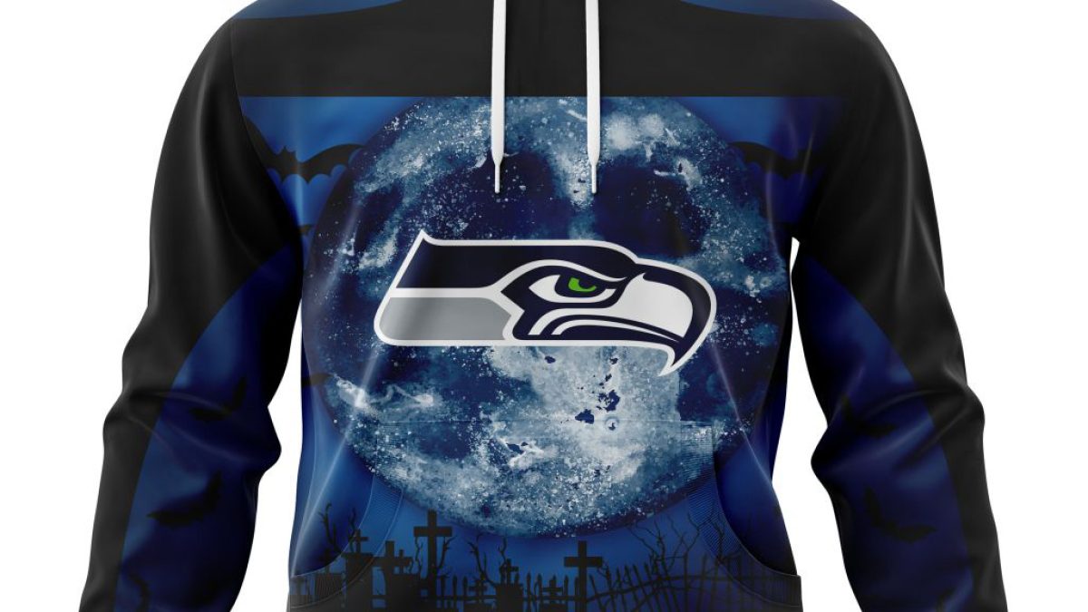 Seattle Seahawks T shirt 3D Halloween Horror For Men And Women