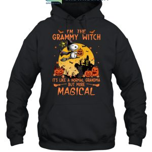 Snoopy Halloween I’m The Grammy Witch It’s Like A Normal Grandma But More Magical T Shirt